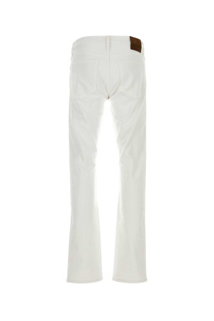 White denim jeans TOM FORD (DPH001DMC107)