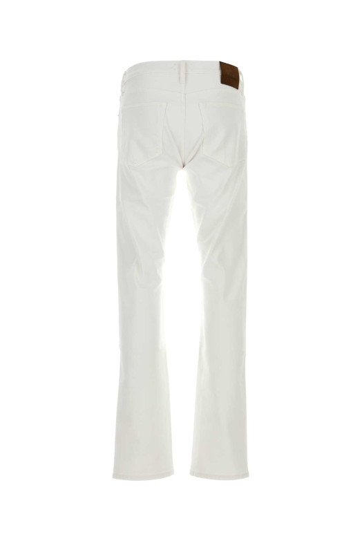 White denim jeans TOM FORD (DPH001DMC107)