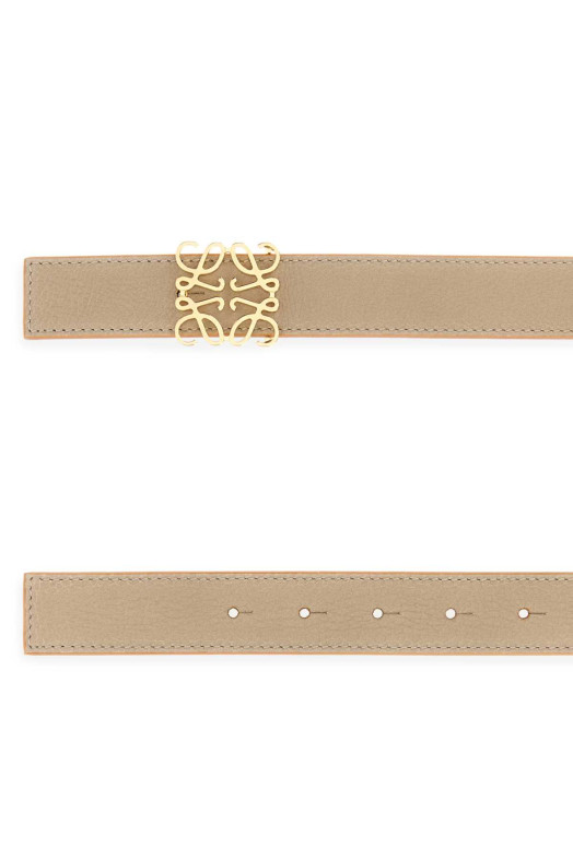 Cappuccino leather reversible belt LOEWE (E821Z26X09)
