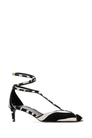 Printed calf hair Mia 45 pumps KHAITE (F3085711L711)