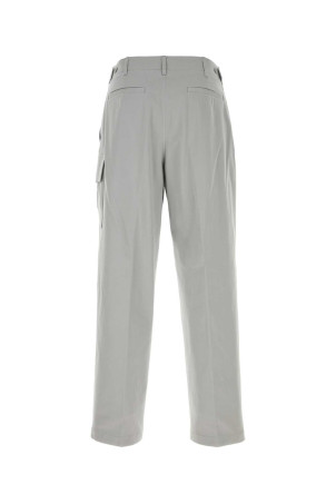 Light grey stretch cotton cargo pant FENDI (FB1091AQMV)