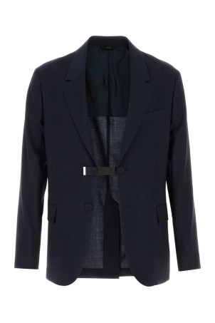 Navy blue wool blazer FENDI (FJ0987AYU7)