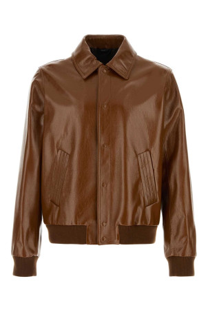 Brown leather jacket FENDI (FPJ141AVZR)