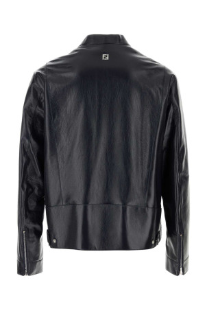 Midnight blue leather jacket FENDI (FPJ143AVZR)