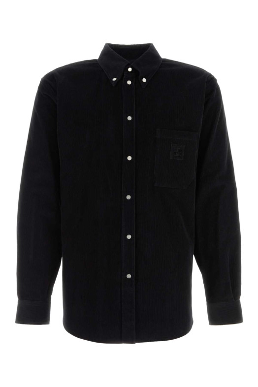 Black corduroy shirt Black FENDI (FS1296ATEF)