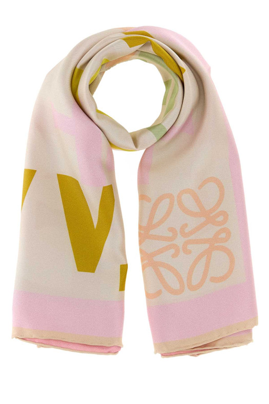 Printed silk foulard LOEWE (FSA1SS7X03)