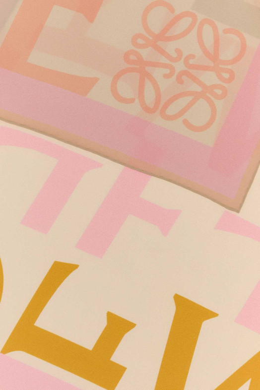 Printed silk foulard LOEWE (FSA1SS7X03)