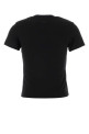 Black cotton t-shirt AMI (FTS347724)