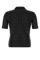 Black wool polo shirt Black FENDI (FZC162ASGO)