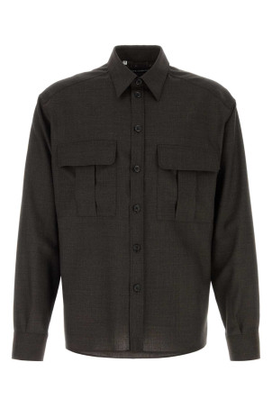Chocolate twill shirt DOLCE & GABBANA (G5OJ2THU2BO)