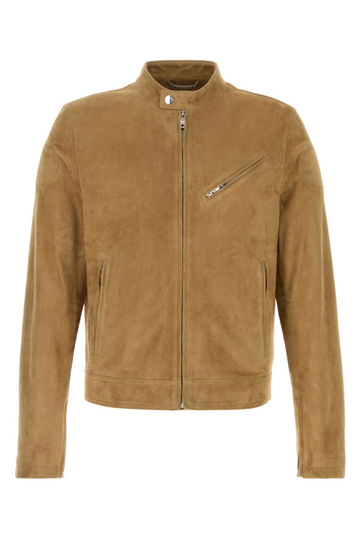 Camel suede jacket DOLCE & GABBANA (G9BWILHULUU)