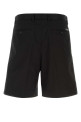 Black stretch cotton bermuda shorts Black DOLCE & GABBANA (GW0MATFUFJR)