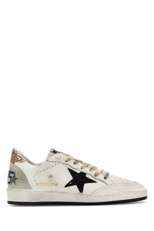 White leather Ball Star sneakers GOLDEN GOOSE DELUXE BRAND (GWF00117F006118)