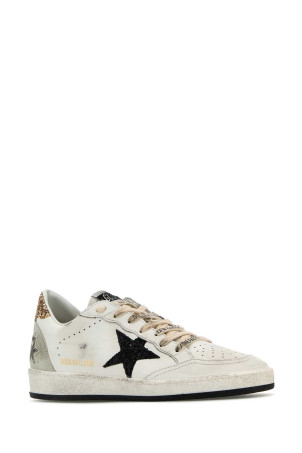 White leather Ball Star sneakers GOLDEN GOOSE DELUXE BRAND (GWF00117F006118)
