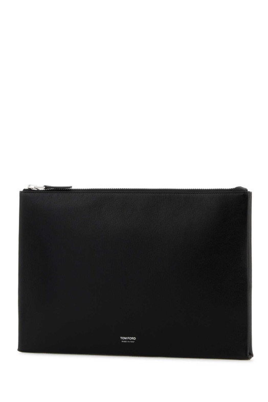 Black leather clutch TOM FORD (H0700LGO066S)