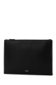 Black leather clutch TOM FORD (H0700LGO066S)