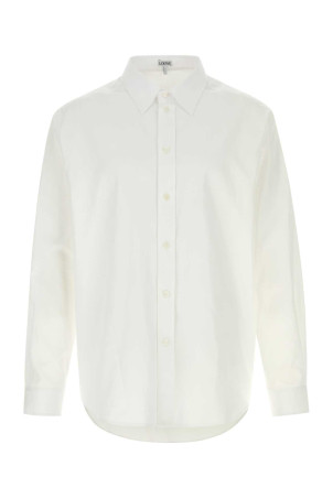 White poplin shirt White LOEWE (H526Y05XAT)
