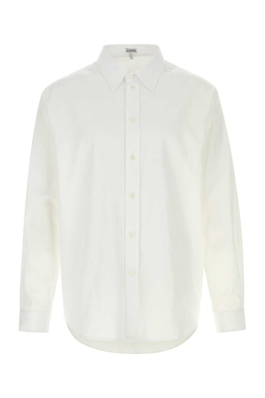 White poplin shirt White LOEWE (H526Y05XAT)
