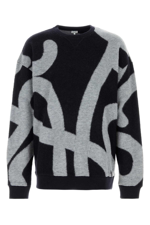 Embroidered wool blend sweatshirt LOEWE (H526Y24X77)