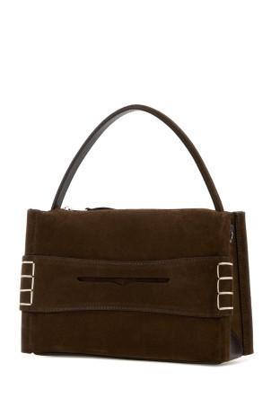 Brown suede small Loafer handbag Red JW ANDERSON (HB0762LA0364)