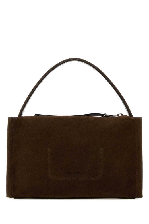 Brown suede small Loafer handbag Red JW ANDERSON (HB0762LA0364)