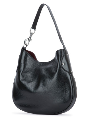 HACKNEY SHOULDER BAG HIGH SHINE Black MULBERRY (HH0055213)