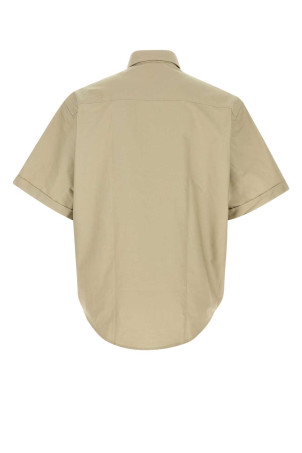 Khaki green oxford shirt AMI (HSH823CO0210)