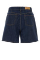 Dark blue denim bermuda shorts AMI (HSO836DE0122)