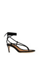 Black suede Twin thong sandals DSQUARED (HSW028010200001)