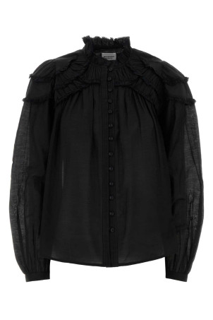 Black cotton blend Christa shirt ISABEL MARANT ETOILE (HT0681FBB3J04E)