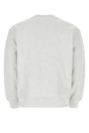 Melange grey cotton Hooded American Script Sweat CARHARTT WIP (I025475)