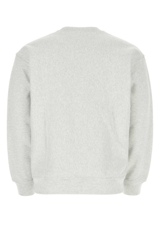 Melange grey cotton Hooded American Script Sweat CARHARTT WIP (I025475)