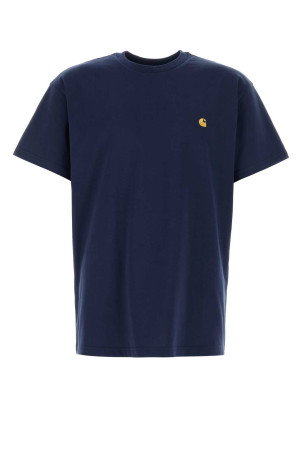 Navy blue cotton S/S Chase t-shirt CARHARTT WIP (I026391)
