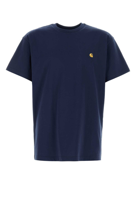 Navy blue cotton S/S Chase t-shirt CARHARTT WIP (I026391)