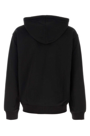 Black cotton blend Hooded American Script Jacket CARHARTT WIP (I033063)