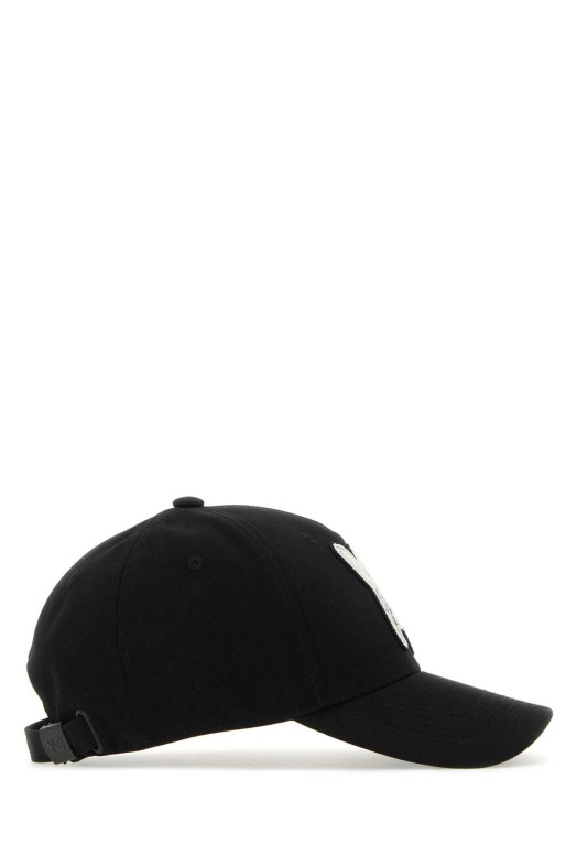 Black polyester baseball cap Black Y3 YAMAMOTO (IM1081)