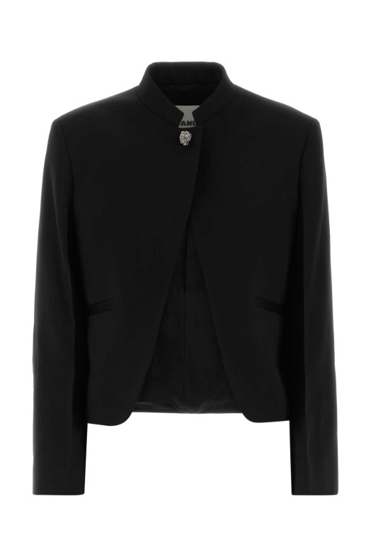 Black wool blazer JIL SANDER (J01BN0142J40021)