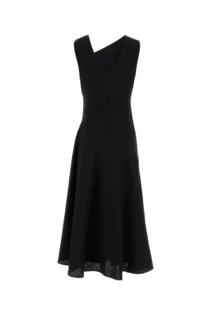 Black viscose blend dress JIL SANDER (J01CT0274J65005)