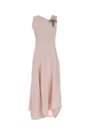 Pastel pink satin dress JIL SANDER (J01CT0274J76018)