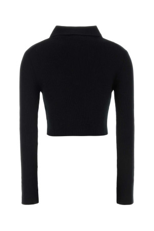 Black wool cardigan JIL SANDER (J01HP0010J14831)