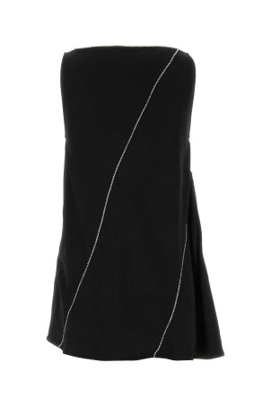 Black viscose top JIL SANDER (J01NC0176J65022)