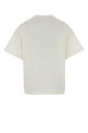 White cotton oversize t-shirt Black JIL SANDER (J02GC0140J20347)