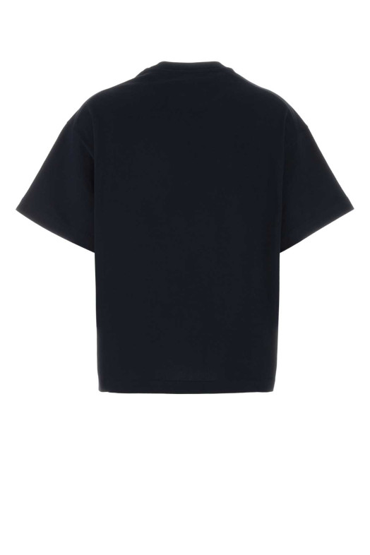 Midnight blue cotton t-shirt JIL SANDER (J02GC0140J20349)