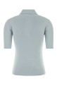 Pastel light-blue wool polo shirt JIL SANDER (J02GL0115J14830)