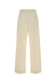 Ivory cotton wide-leg pant JIL SANDER (J02KA0180J45322)