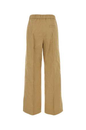 Camel cotton wide-leg pant JIL SANDER (J02KA0180J45322)