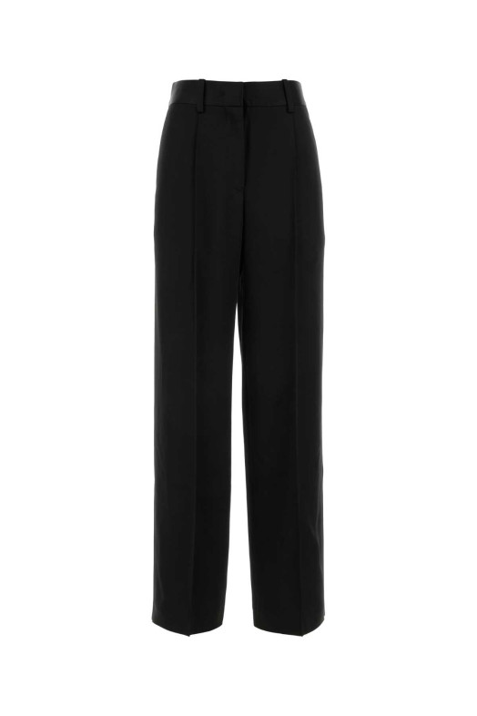 Black satin pant JIL SANDER (J02KA0380J76018)