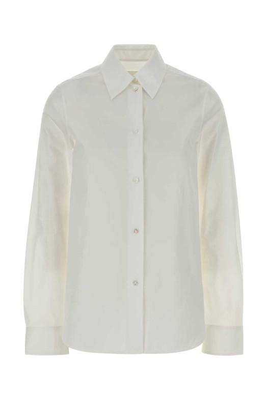 White poplin shirt White JIL SANDER (J04DL0003J45001)