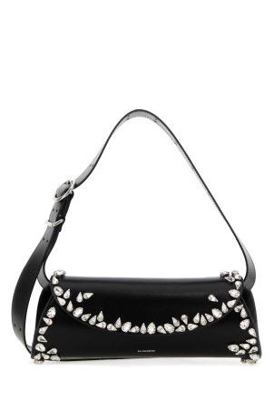 Black leather small Cannolo crossbody bag JIL SANDER (J07WD0023P5610)
