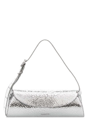 Silver leather Cannolo crossbody bag JIL SANDER (J07WD0023P8920)